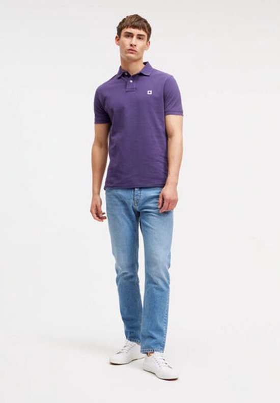 King Essentials The Rene Polo Violet - Taille S - Homme