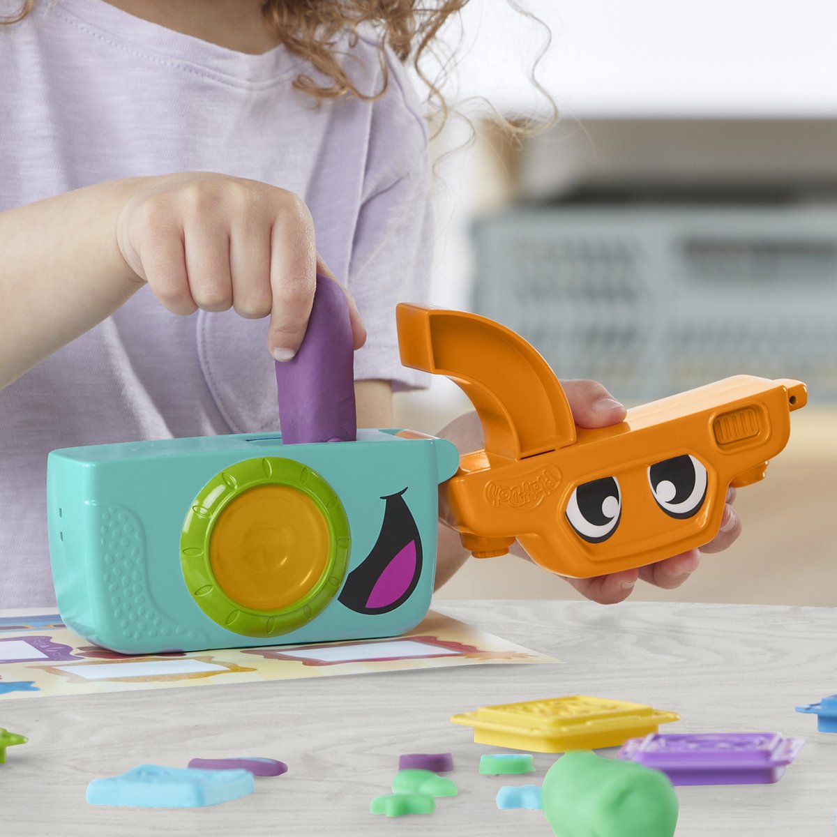 Play-Doh Fotoplezier Voor Beginners Speelset - Boetseerklei - Speelgoedcamera - 3 Play-Doh Potjes - Knutselen voor kinderen — afbeelding 10