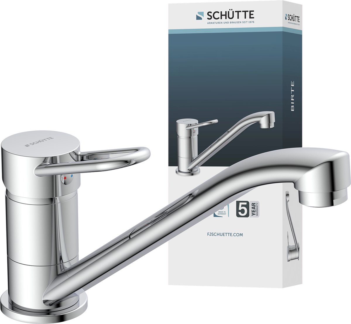 SCHÜTTE BIRTE Keukenkraan Mengkraan - Chroom