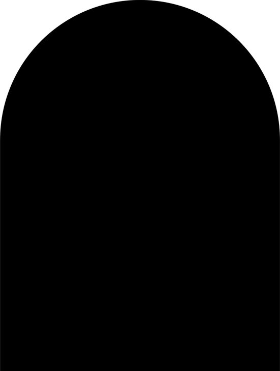 Tableau noir en forme d'arche.