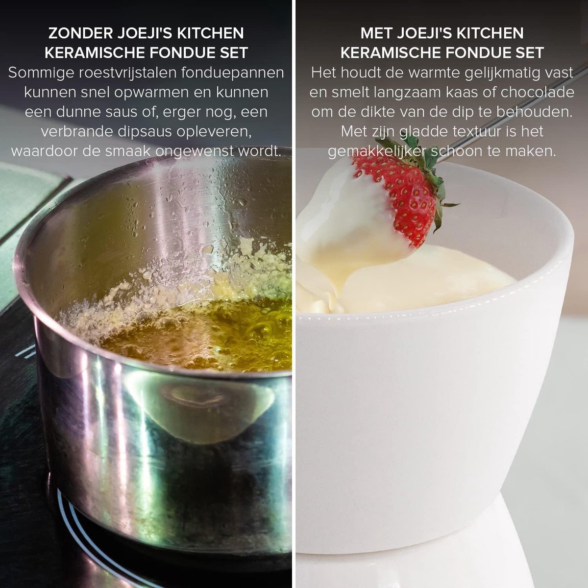 Equivera Kaasfondue Set Elektrisch - Kaasfondue Set - Kaasfondue - Kaas Fondue – foto 4