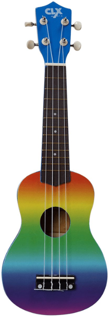 CLX 21 Sopraan Ukulele Rainbow Air