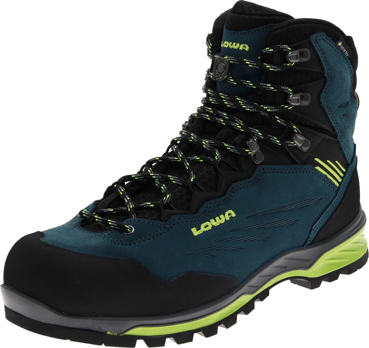 CADIN II GTX MID staalblauw lime heren wandelschoenen