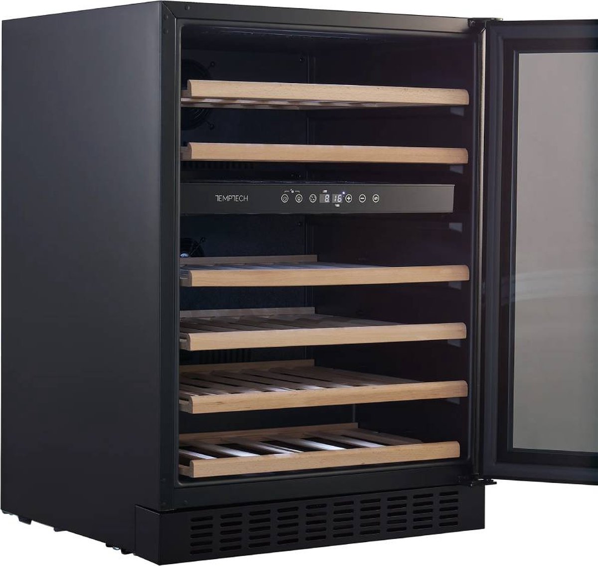 Temptech CLX60DB Wijnkoelkast 46 Flessen 2 Temperatuurzones - afbeelding 3