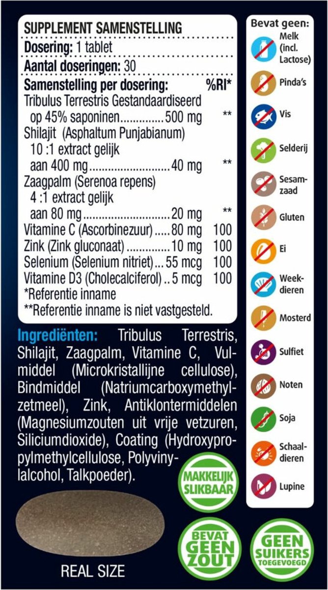 Lucovitaal Testosteron Mannen Support 30 tabletten — afbeelding 6