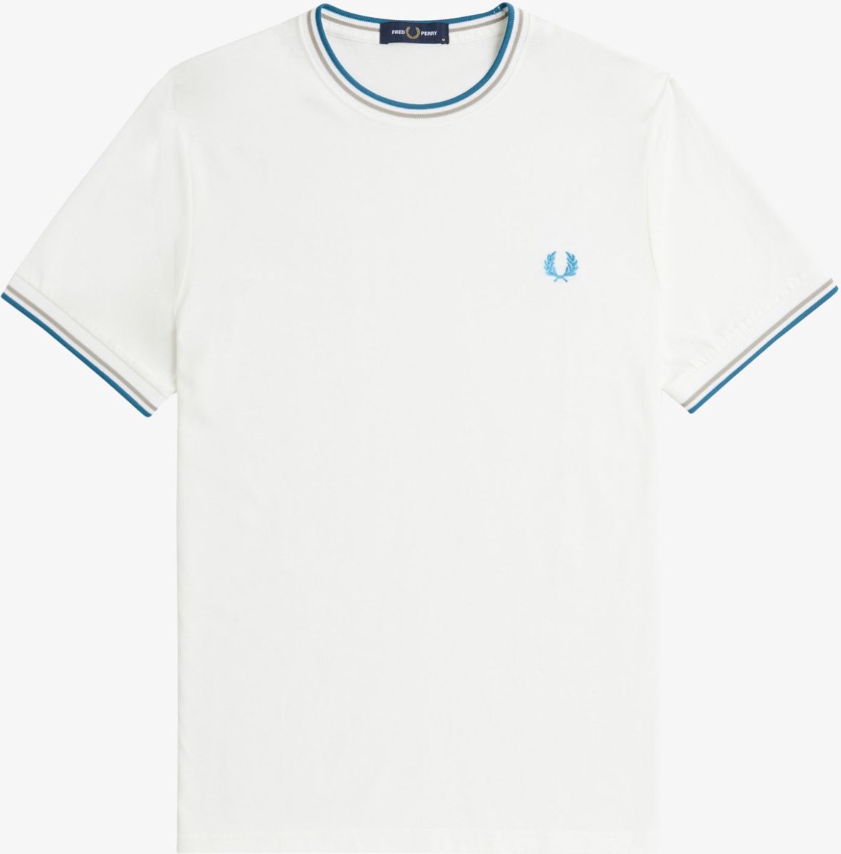 Fred Perry Twin Tipped T-shirt Met Korte Mouwen 2XL Man Wit