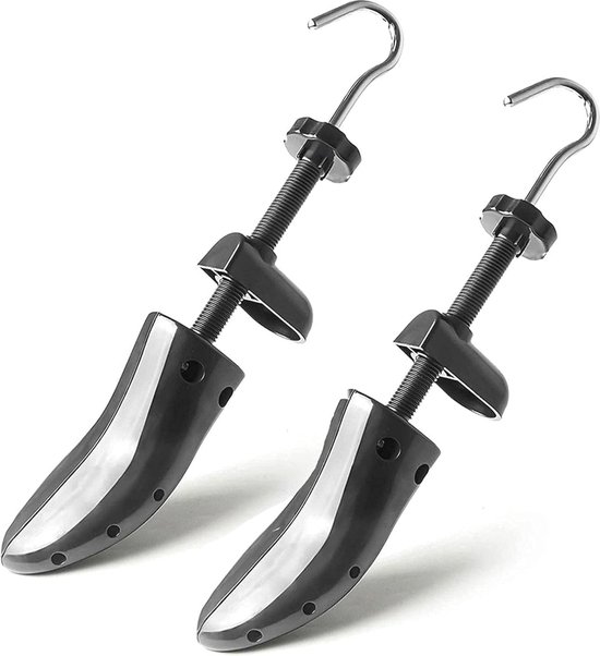 Esvioniq Wood Shoe Tree, verstelbare houten schoenspanner met veer, schoenspanner van hout voor heren en dames, hout, EU 38-39