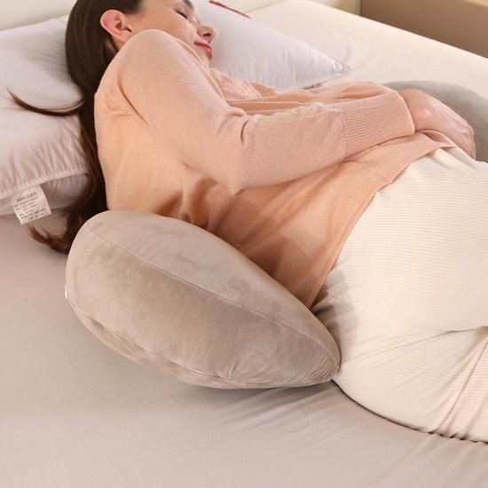Tinéo - Coussin De Grossesse - Coussin d'allaitement Multifonctions Multirelax Éponge - Déhoussable - Fabriqué en France - 78 cm x 44 cm (Vert Sauge