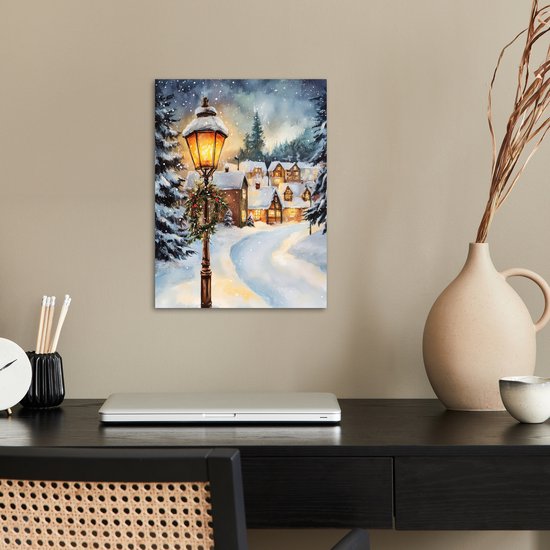 Lot De 3 Posters De Noël Sans Cadre - Décoration Murale Hivernale (30x40 Cm) - 8