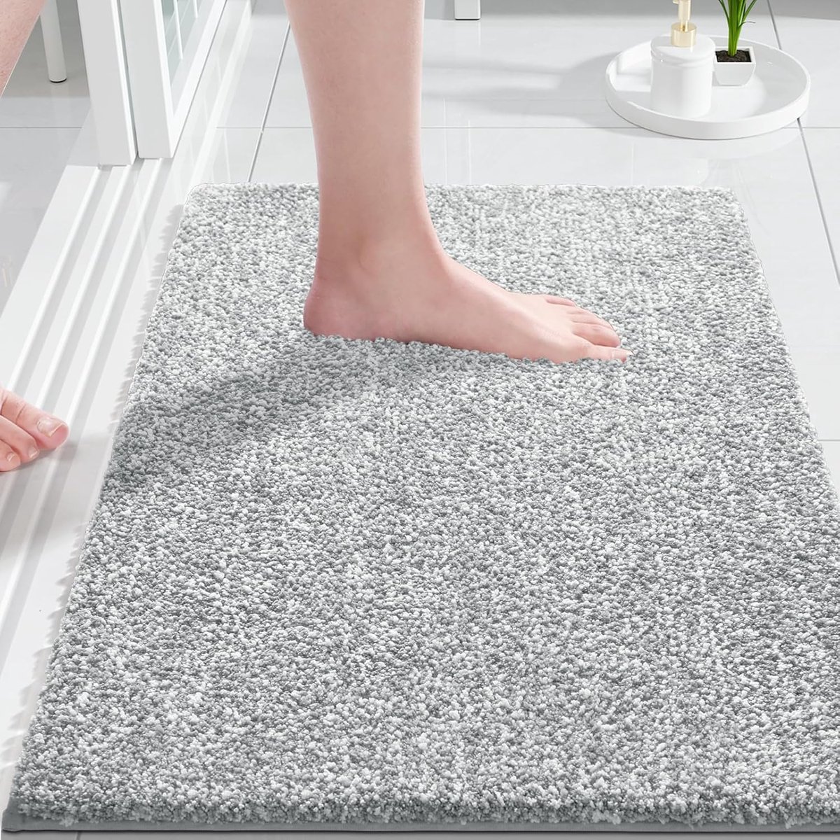 Goodivery ® Extra Zachte en Comfortabele Niet-Slip Badmat voor Douche en Bad, Waterabsorberend en Wasbaar