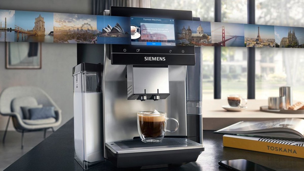 Siemens EQ700 Volautomatische Espressomachine Zwart/RVS - afbeelding 2