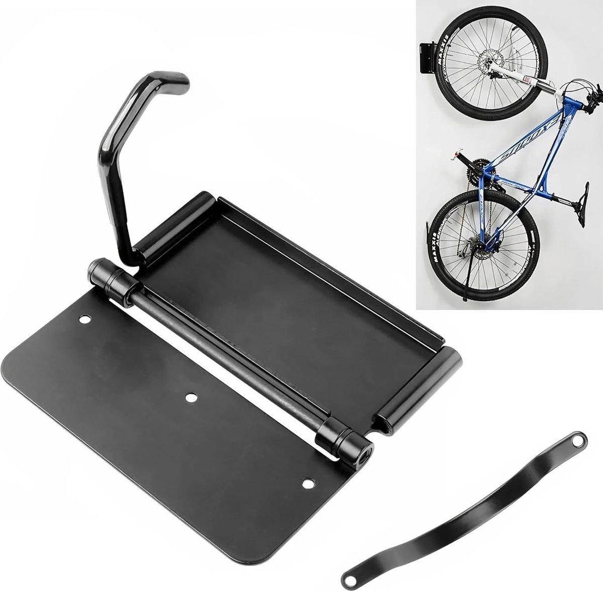 Goodivery ® Fietsen Wandhouder voor Diverse Fietsmodellen met Beschermende Haken en Gemakkelijke Installatie