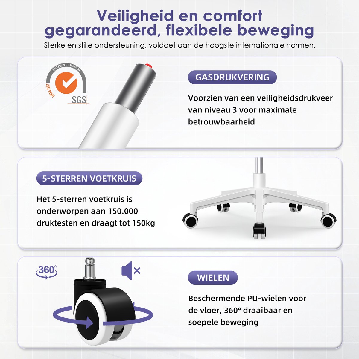 Hiaonyx Bureaustoel-Ergonomische bureaustoel-bureaustoelen voor volwassenen-Opklapbare armleuningen-Lendensteun-Verdikt en verbreed zitkussen-Roze thumbnail 5