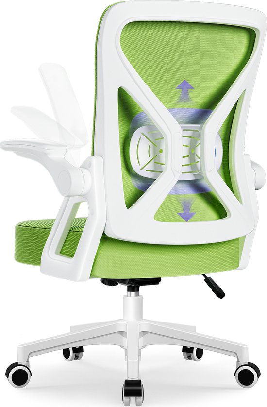 Hiaonyx Ergonomische Bureaustoel met Lendensteun en - Hiaonyx - €89,99
