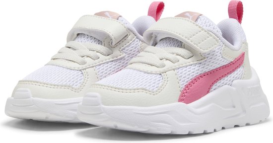 PUMA Trinity Lite AC+ Inf Baskets pour femmes unisexes - PUMA White- Magic Rose-Vapor Gris