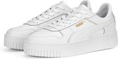 PUMA Carina Street Dames Sneakers - PUMA White-PUMA White-PUMA Gold