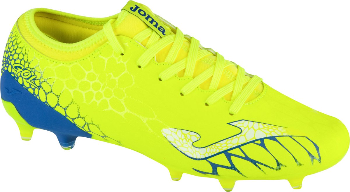 Geel Joma Gol 2509 FG voetbalschoenen voor mannen, maat 46, van synthetisch leder met kurken zool.