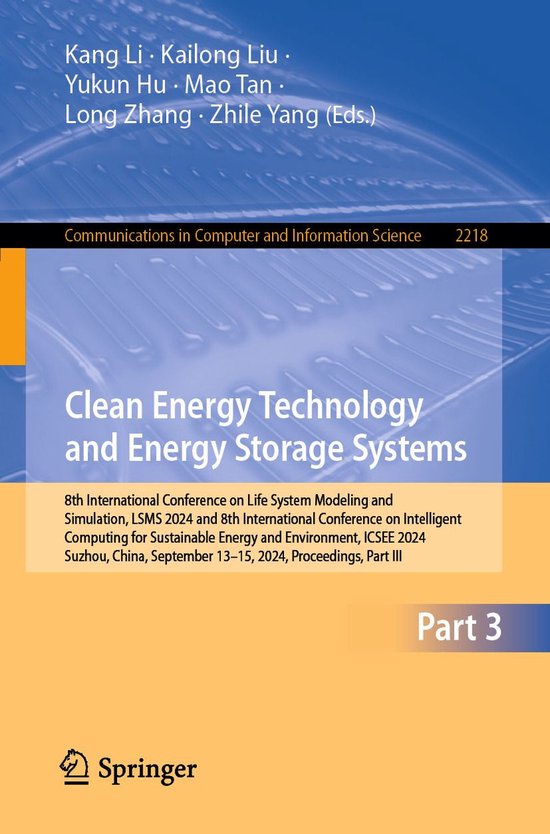 Springer Nature Proceedings Computer Science 3 - Clean Energ ... - cover