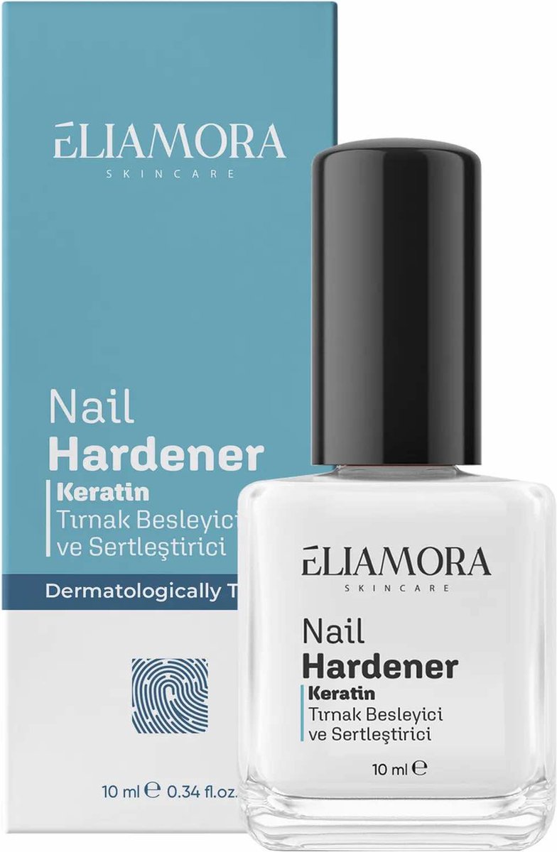 Goedkoopste Eliamora Nagelverharder Verzorgende olie met Keratine/ Nagellak Nagelvoeder & Verharder 10 ml