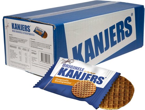 Koeken Kanjers stroopwafels 8gr 150 stuks
