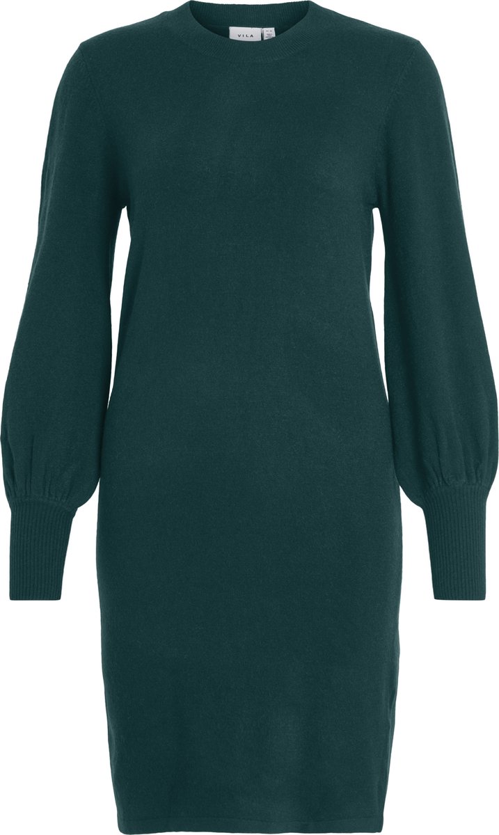 VILA - VIKERRY O-NECK KNIT DRESS - NOOS - Dames - Mini jurken
