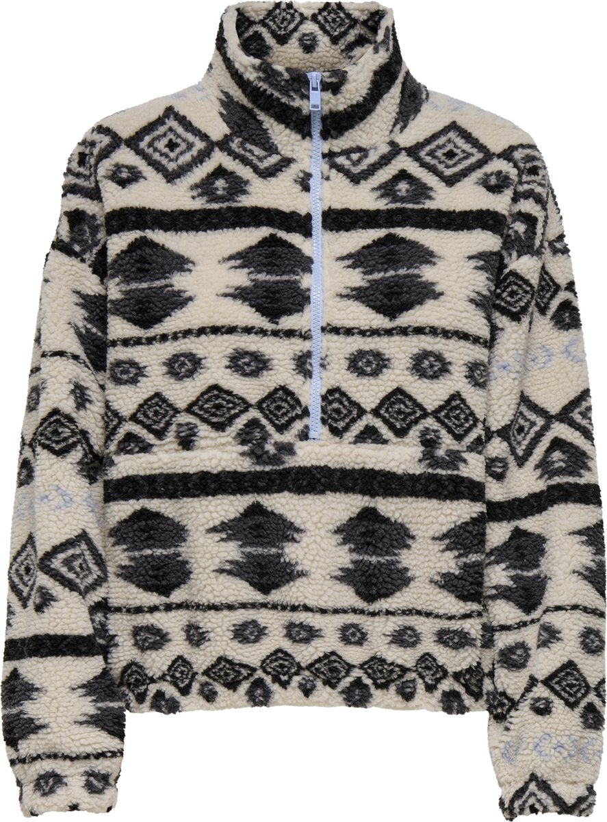Only Janne Aztec Teddy Sweater Dames - Maat M
