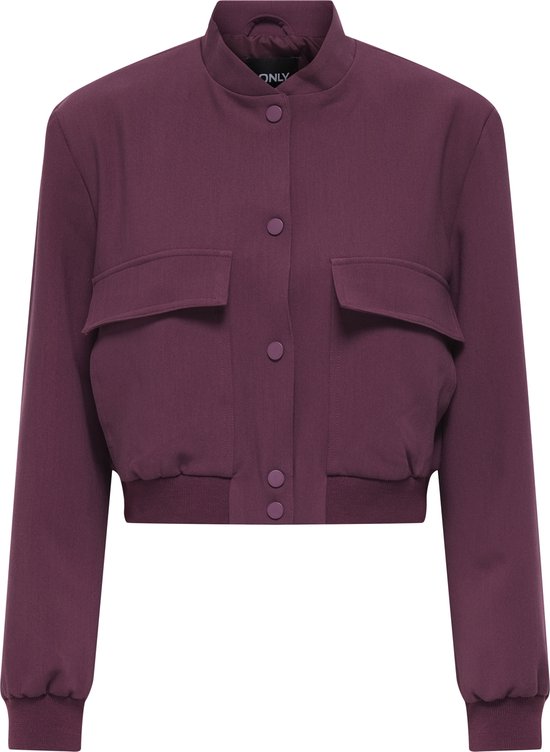 Only Jas Onlvilma Life Shoulderpad Jacket Ot 15349161 Mauve Wine Dames Maat - XS