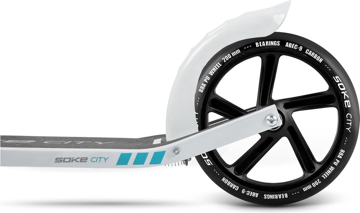 Stadsscooterwielen 200 mm Zwart Elektrische Step Wielen 2 - afbeelding 2