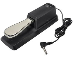 Sustain pedaal - Boston BFS-40 - Metaal - Deluxe - Schakelbare polariteit - Jack - Digitale piano