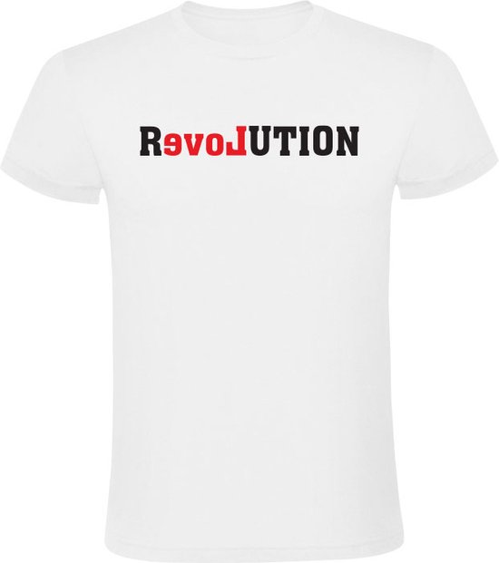 Revolution Heren T-shirt - revolutie - oorlog - liefde - protest - shirt