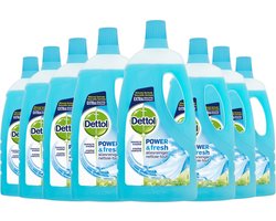 Dettol Allesreiniger - Katoenfris - 8 x 1 Liter - Voordeelverpakking
