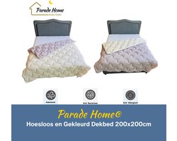 Parade Home® - Dekbed Zonder Overtrek - Hoesloos & Wasbaar - 200x200 cm