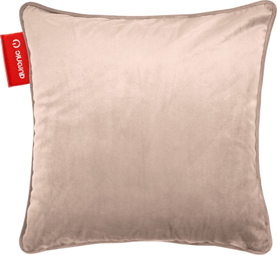 Auronic Warmtekussen - Velvet - 45x45 - Draadloos- Oplaadbaar - Elektrisch kussen - Infrarood - Roze