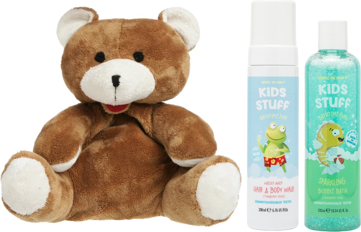 Goedkoopste Cherry Belly Kersenpitknuffel Beer & Kids Blue Stuff Bad Blauw - Kids Stuff Bubble Bath Sparkling - Kids Stuff Hair & Body Wash Wacky Whip - Cherry Belly Warmteknuffel Beer