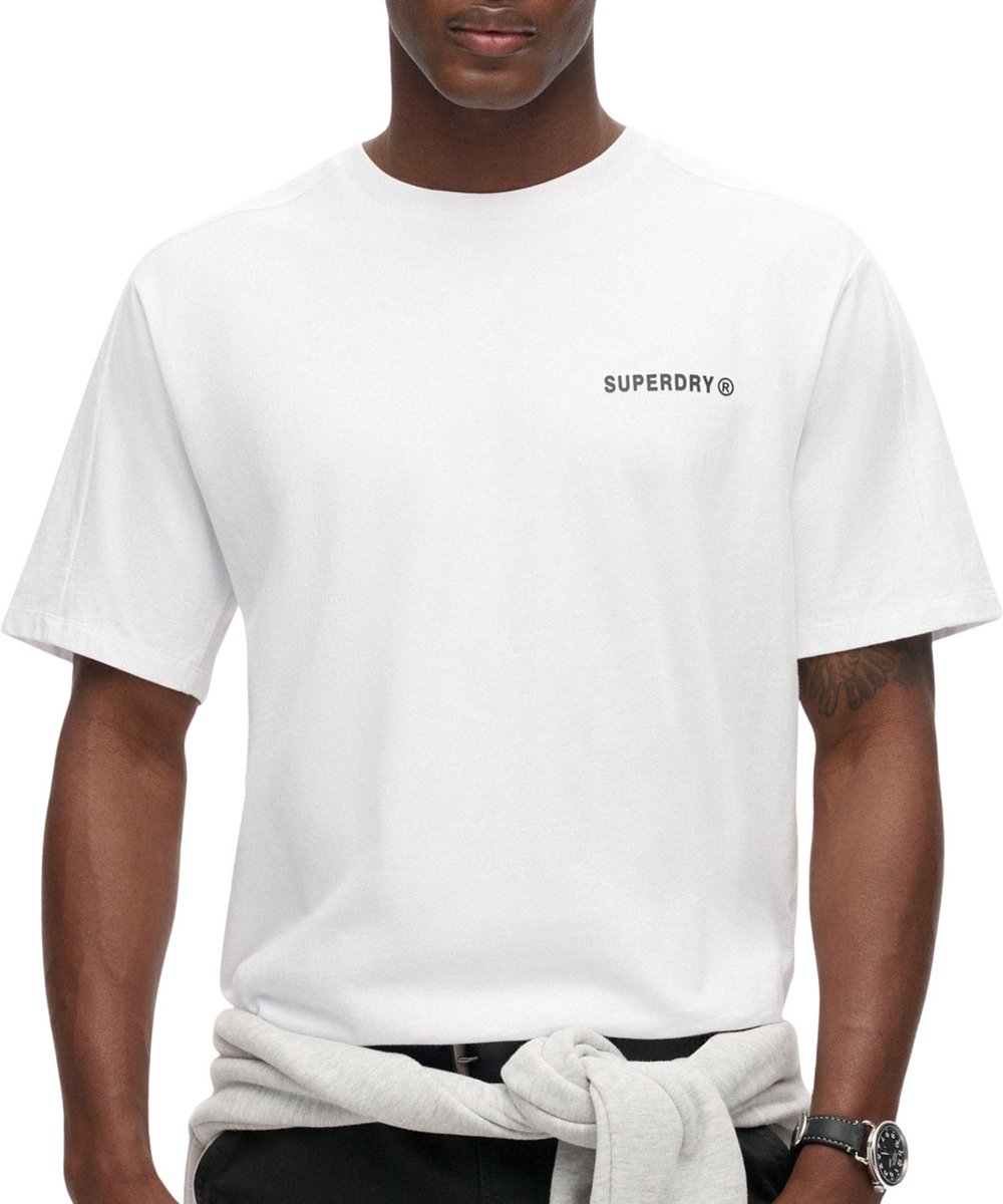 Superdry Tech Relaxed Shirt Heren Wit