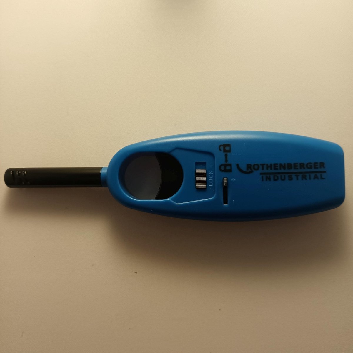 Aansteker Mini Kaars Gas - Gasaansteker - Kaarsaansteker - Industrie - Rothenberger - Blauw - Hervulbaar - Afsluitbaar - Verstelbare Vlam