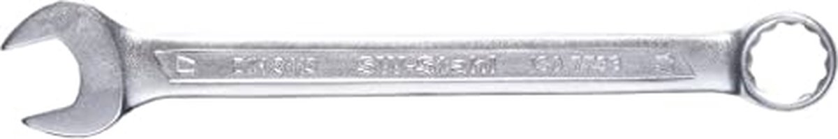 SW-Stahl 00804L Ringsleutel 9 mm I Steeksleutel SW 9 mm I Ringsleutel I Dubbele sleutel I Combisleutel I Steeksleutel I Ringsleutel