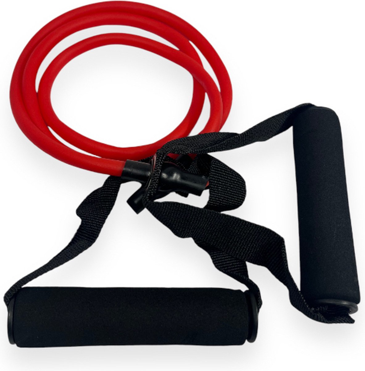 Padisport Fitness Tube Medium - Weerstandsbanden En Weerstandstubes - Katrol Schouder - Weerstandsbanden Met Handvatten - Elastic Bands Fitness - Gym Elastieken - Sport Apparatuur Voor Thuis - Weerstandband - Fitness Elastiek Met Handvat