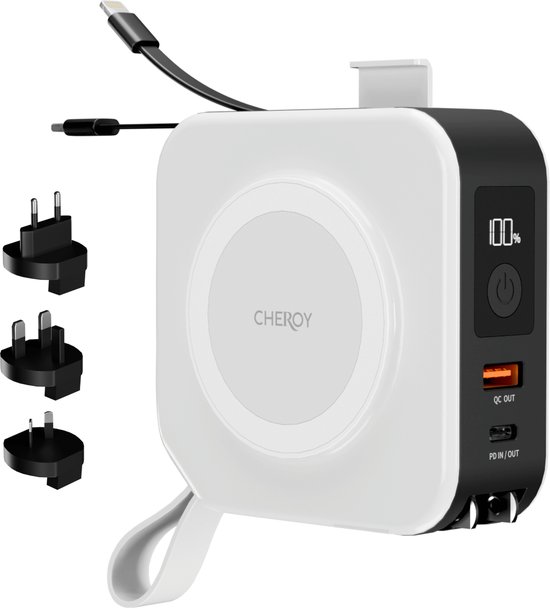 Chéroy ChargePack Multi - 5 in 1 Travel Power Bank - Chéroy - €69,99