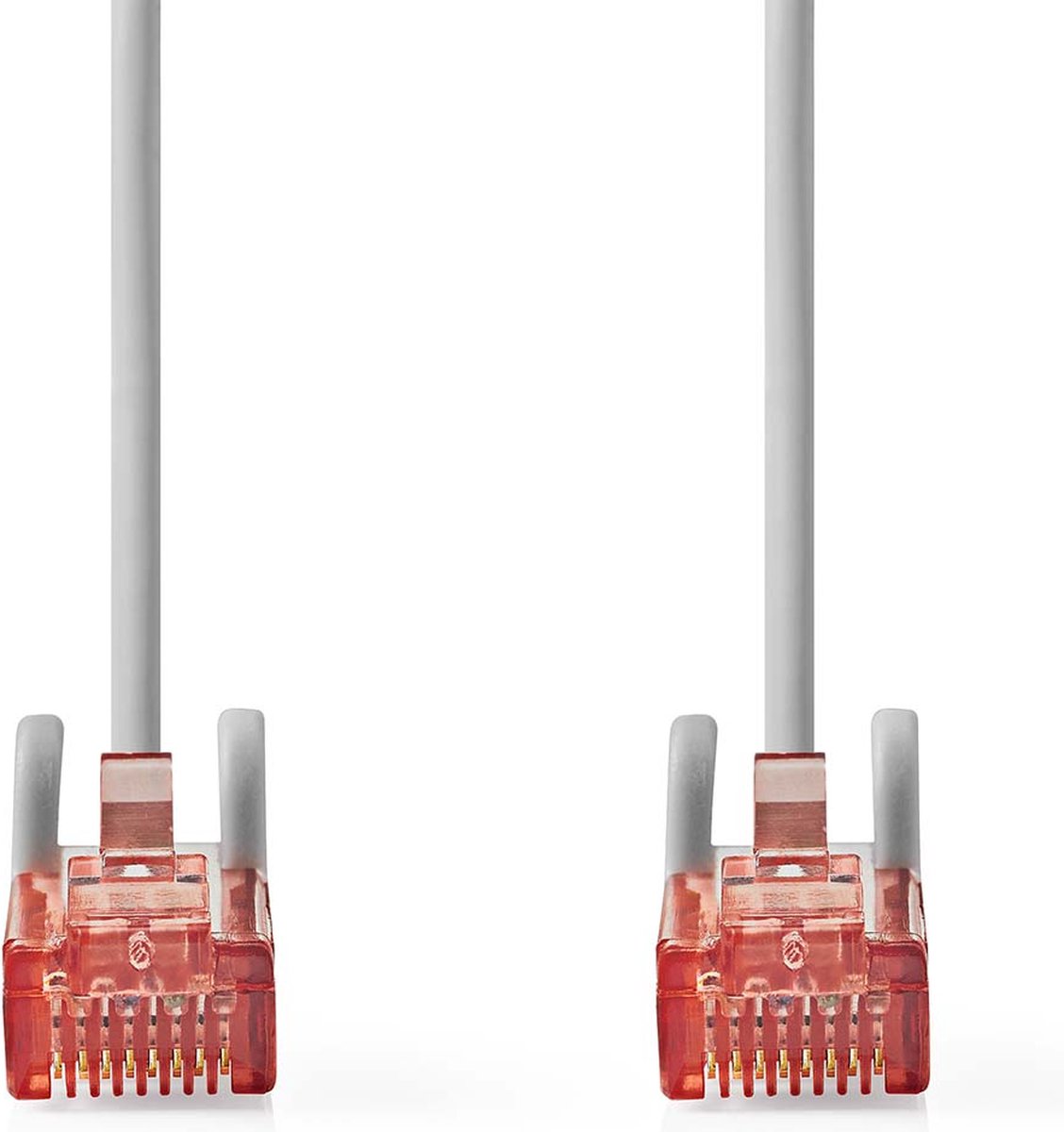 CAT6 Netwerkkabel | RJ45 Male | RJ45 Male | U/UTP | 30.0 m | Rond | PVC | Grijs | Label