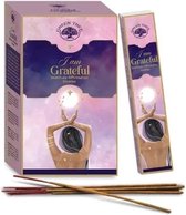 Green Tree - I am Grateful - Wierook - Manifestatie wierook - Geurstokjes - Doos 12 stuks