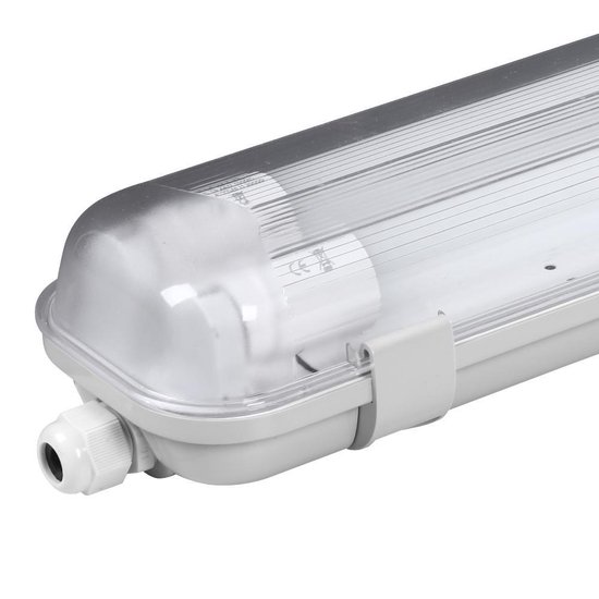 Lampe Proventa LED TL 120 cm - Luminaire + 2 x tube LED 14W - IP65 - Eclairage  LED TL