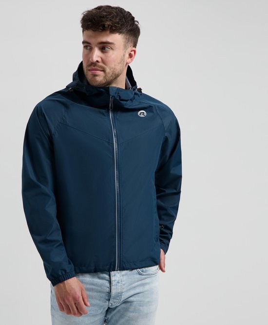 Rogelli Commuter Core Regenjas Fiets Dames en Heren - Waterdicht - Blauw - Maat L