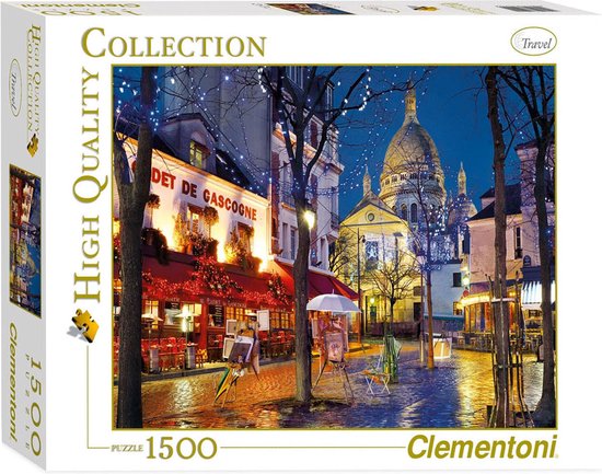Clementoni Paris, Montmartre Jeu de puzzle 1500 pièce(s) Ville