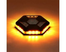 360 Graden Roterende LED Magnetische Waarschuwingslamp – Oplaadbare Veiligheidslamp voor Verkeersveiligheid, Noodsituaties en Werkverlichting