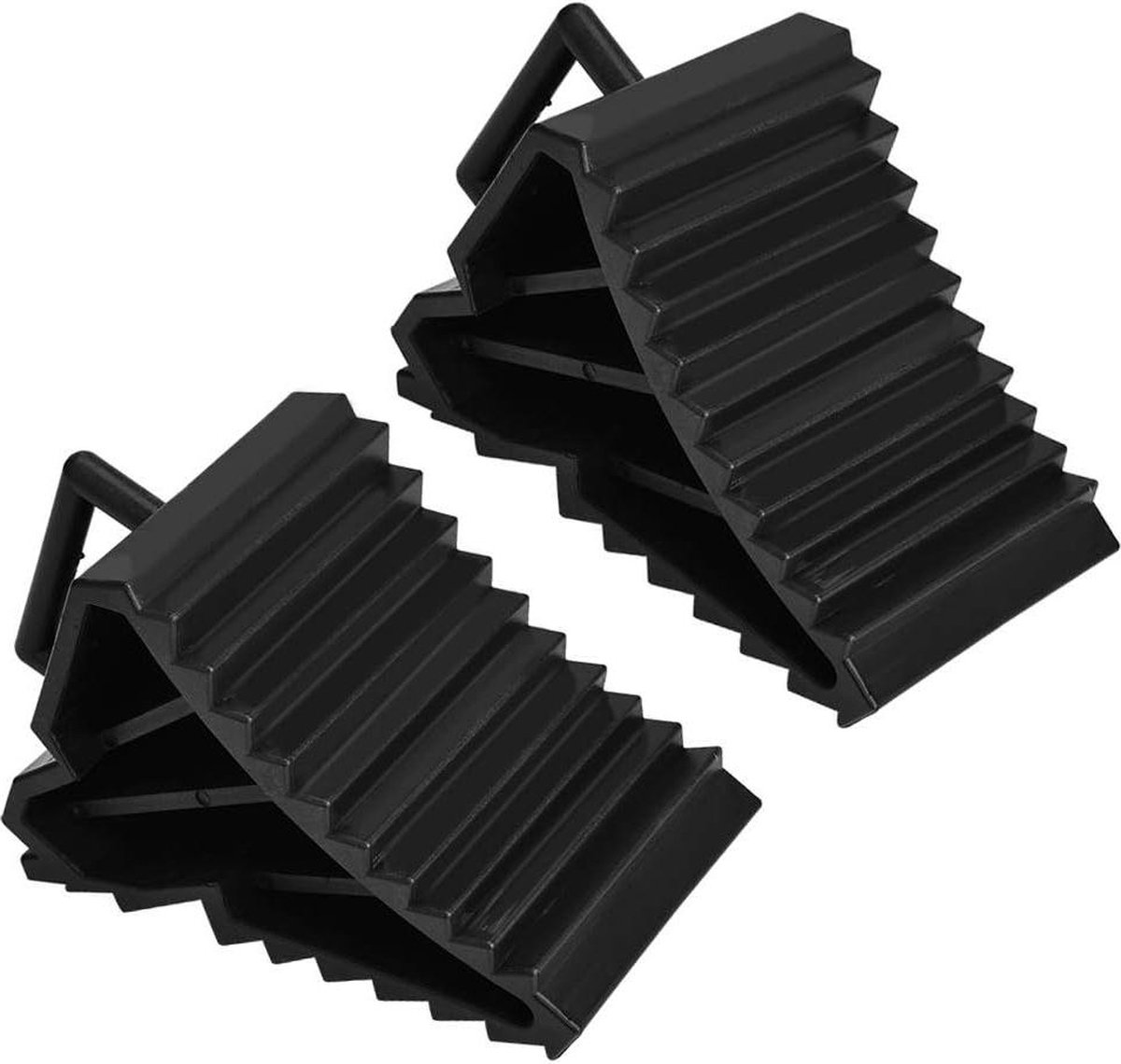 2 stuks Auto Antislip Blok Wiel Uitlijning - Antislip Bandenhouder Pad .