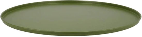 Ronde kunststof dienblad/kaarsenplateau wit D27 cm | Fun en Feest