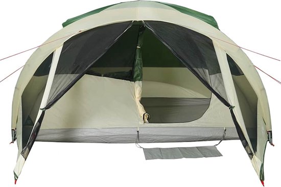 vidaXL Tunneltent 6-persoons waterdicht groen Familietent - Tunneltent - Campingtent - Buitenverblijf - Waterslot van Vidaxl — afbeelding 4