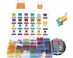 Autozekering - 300 Stuks - Auto Zekeringen Set - Auto Zekeringen - Geassorteerde Set - Gemengde Automatische Zekering, 2Amp/3A/5A/7.5A/10A/15A/20A/25A/30A/35A/40A