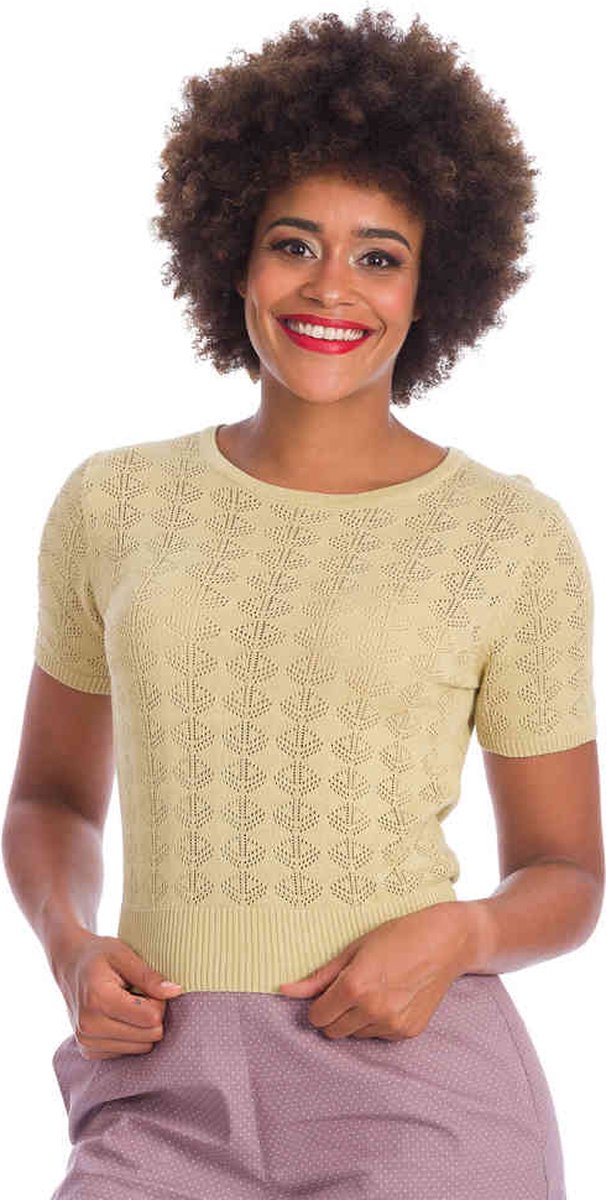 Dancing Days - BOW KNIT Top - XL - Groen